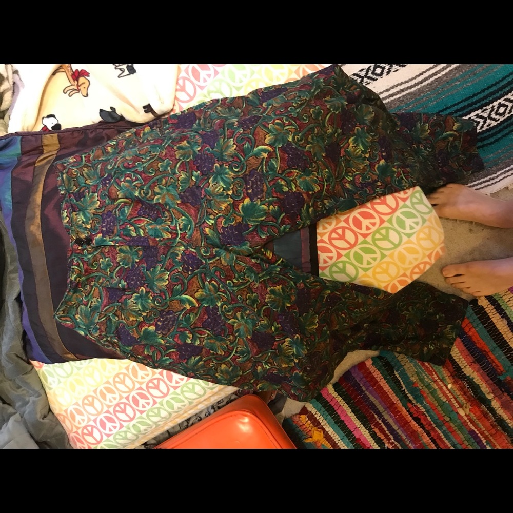 Funky cord high waisted pants